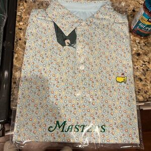 Masters Light Blue Patterned Men's Shirt